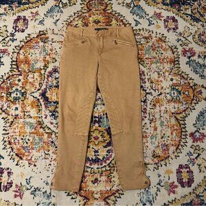 Ralph Lauren Sport Equestrian Stretch Denim Riding Pants Womens Size 30